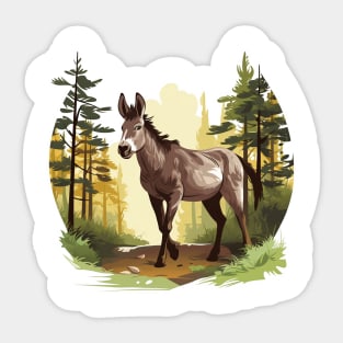 Little Donkey Sticker